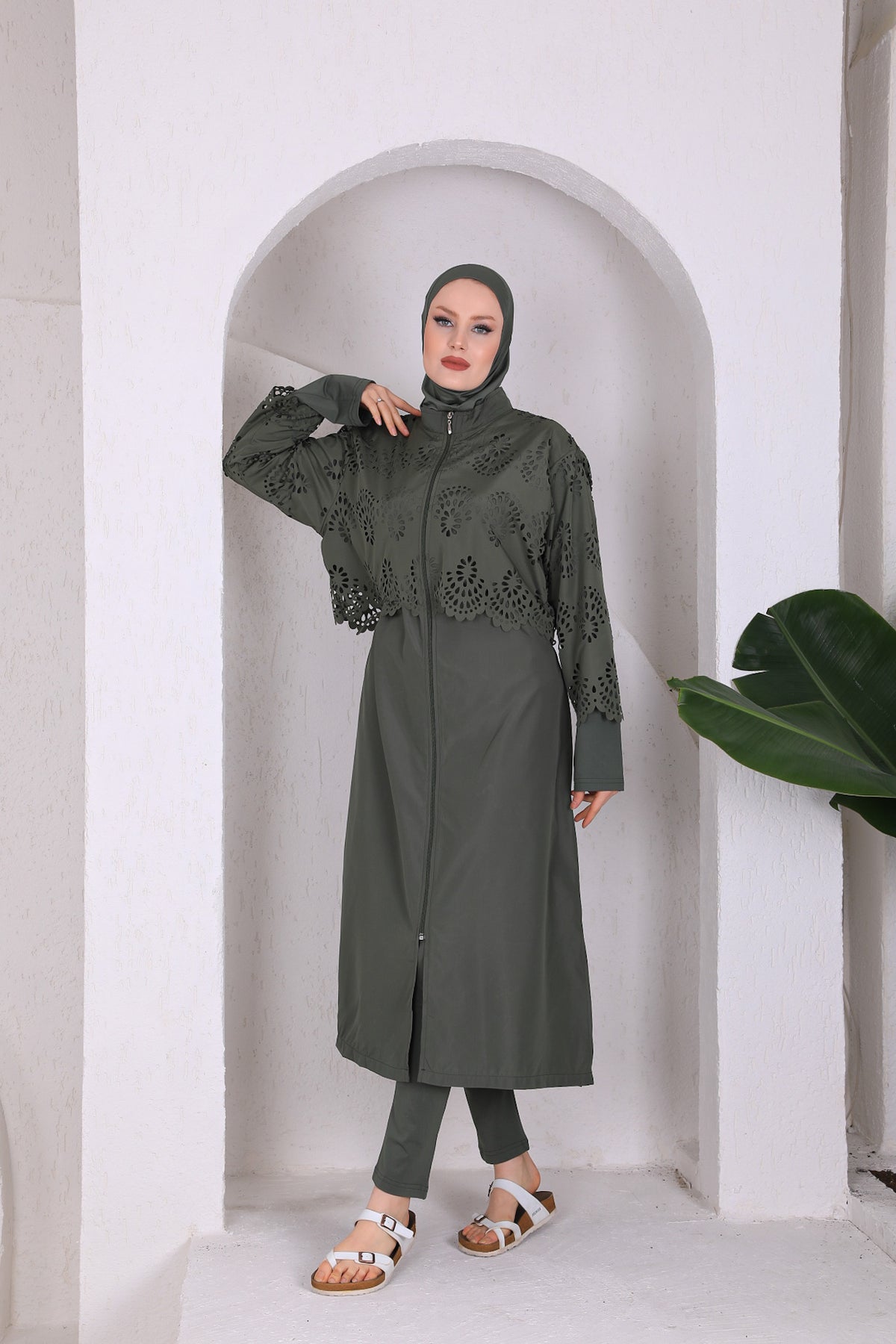 Full Cover Long Swimsuit  Burkini